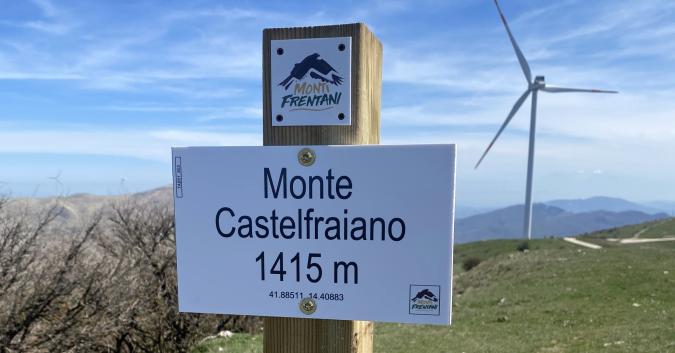 Cartello di vetta