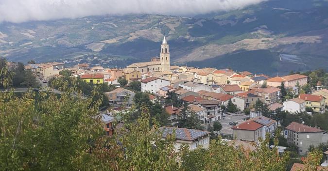 Vista del centro abitato